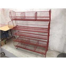 Large Red Stacked Store Display