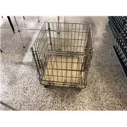 Metal Wheeled Cage Basked