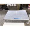 Image 5 : Folding Metal Table With Small Companion Collapsing Table