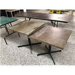 Pair of Square Painted Tables