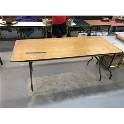 Plywood Folding Leg Table Table