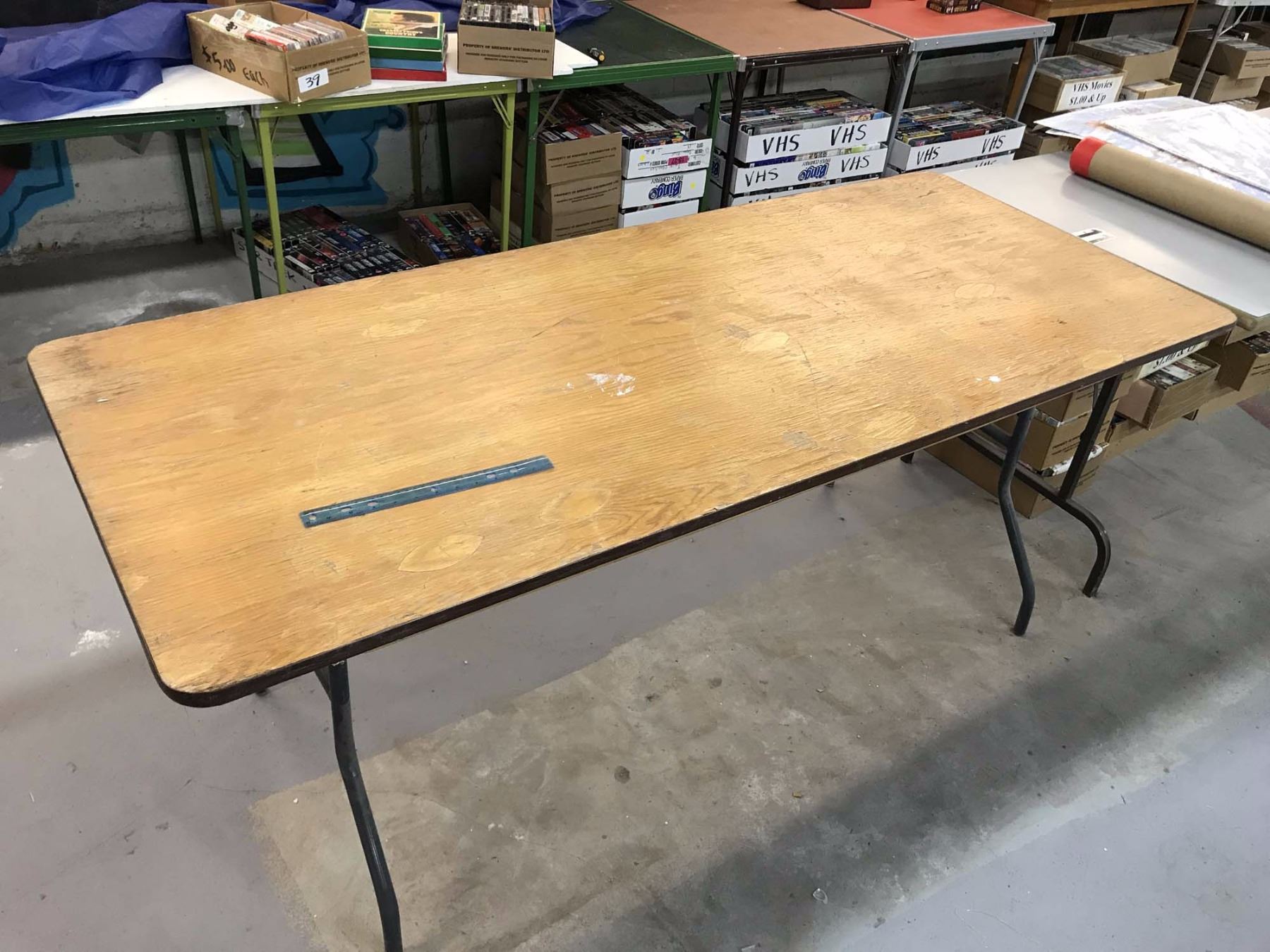 Plywood Folding Leg Table Table