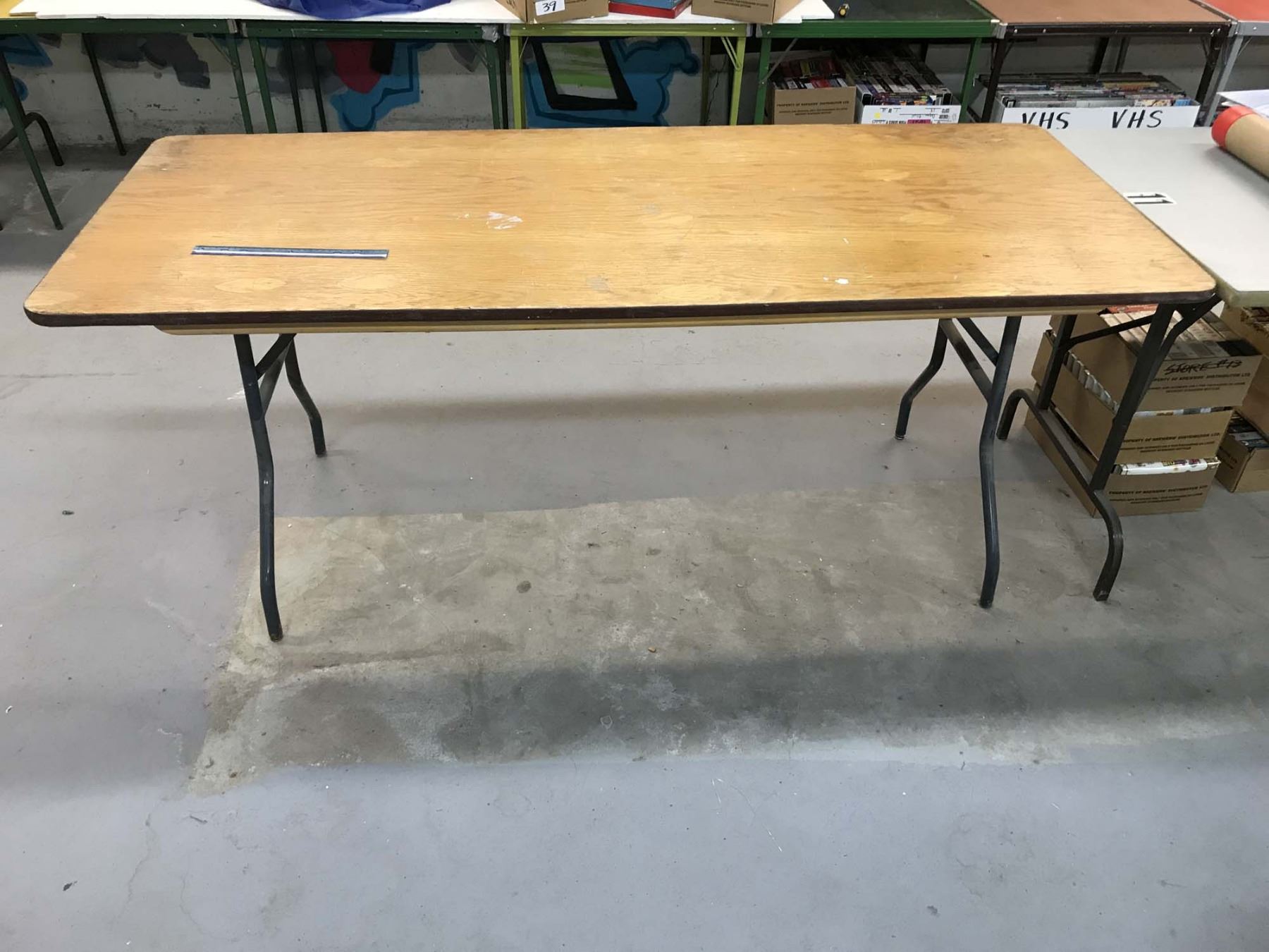 Plywood Folding Leg Table Table