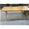 Image 3 : Plywood Folding Leg Table Table