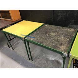 Pair of Folding Leg Card Tables