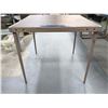 Image 2 : Folding Leg Card Table With Metal Braced Corners