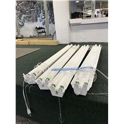 Hanging Florescent Lights (4) (Working, Regular AC Plug)