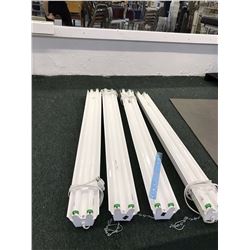 Hanging Florescent Lights (4) (Working, Regular AC Plug)