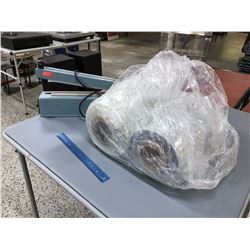 Heat Sealer With  Plastic Wrap Included (Tested, Working)