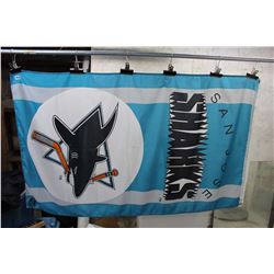 San Jose Sharks Hockey Flag