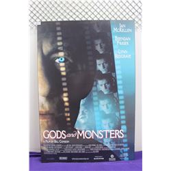 Gods And Monsters Original Movie Poster Printed On Wood(27”x40”)