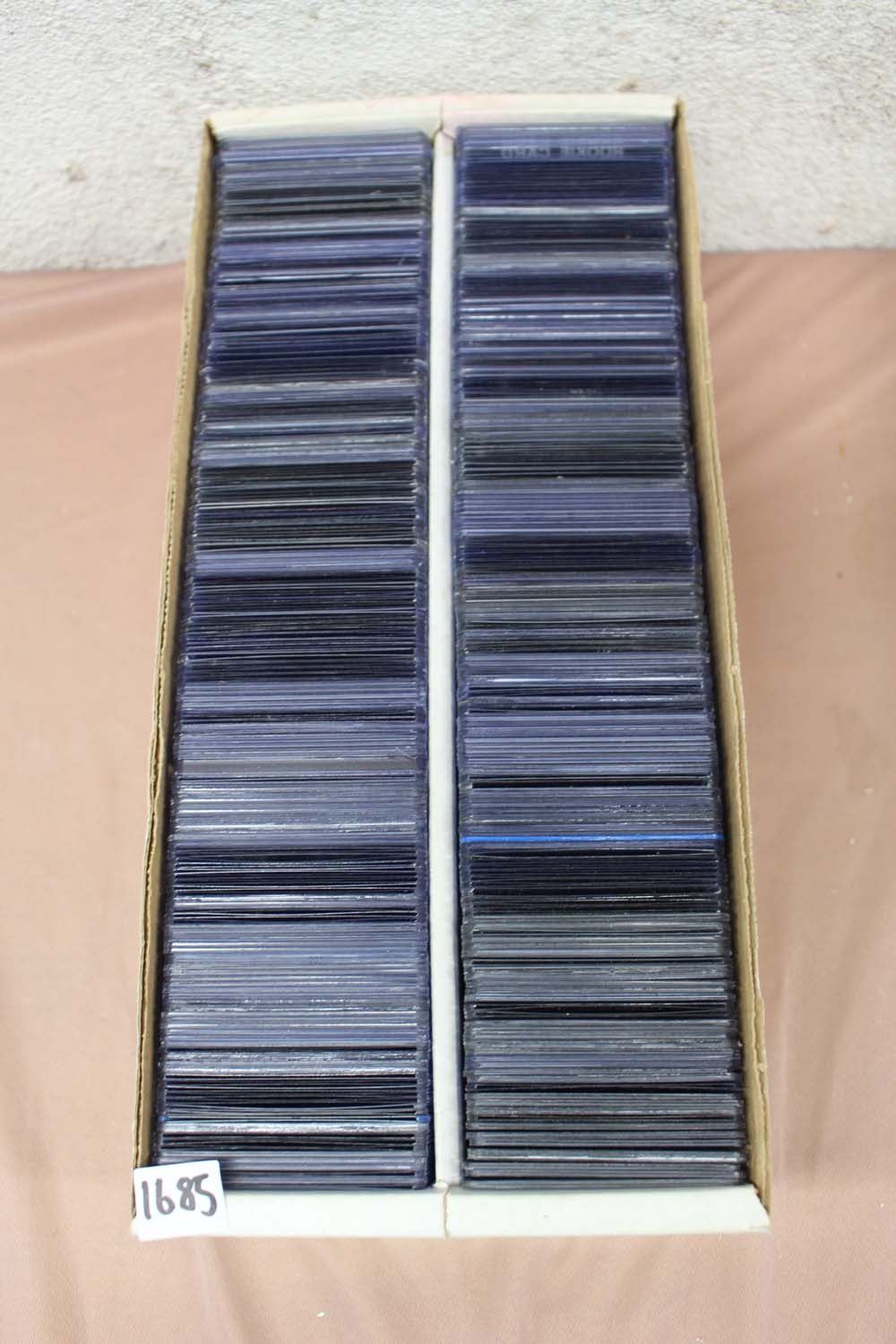 Box Full Of 3”x4” Plastic Card Top Loaders