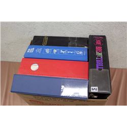 Box Full Of Empty Card Binders