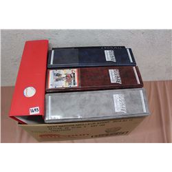 Box Full Of Empty Card Binders