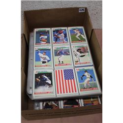 900 Baseball Cards In Binder Pages