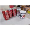 Image 1 : Lot Of Sports Related Cans W/ Grey Cup Mug