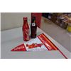 Image 1 : Coca Cola Olympics Bottles, Saskatchewan Olympic Flag