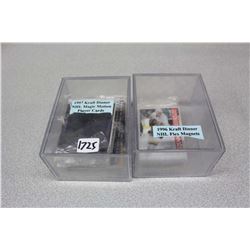 Lot Of 1997 Kraft NHL Magic Motion Player Cards And 1996 Kraft NHL Flex Magnets