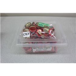 Lot Of NFL Team Logo Bottle Caps