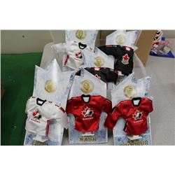 Complete Set Of 2006 McDonalds Team Canada Mini Jerseys