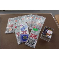 Lot Of Collectible Hockey Coins, Pinnacle Mint Collection Cards