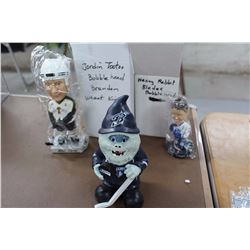 Lot Of Hockey Bobbleheads (3)