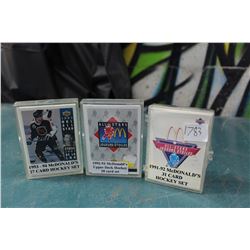 Sets Of 90’s McDonalds Hockey Cards (3)