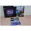 Image 1 : Star Trek Books (3) (TV Guide, Chronology, And Album)