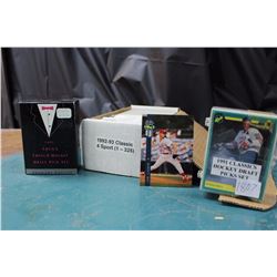 Sports Card Sets (1991 Arena French Hockey, 1992-93 Classic 4 Sport, 1991 Classic Hockey Draft