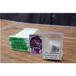 1990–91 Hoops Basketball Set (1–336) W/ 1991 Hostess Basketball 50 Card Set