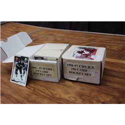 Pair Of Hockey Card Sets (1996–97 Score Set, 1996–97 Canadian Ice 150 Card Set]