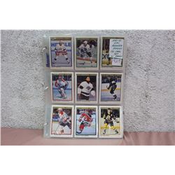 1990-91 OPC Premier Hockey Card Set In Pages