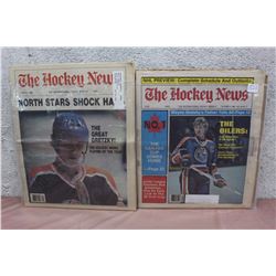 Pair of The Hockey News Papers (Wayne Gretzky related)