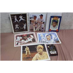 Lot Of Baseball Photo Prints And Merchandise