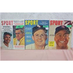 Sport Magazines (3) (November 1962, April 1958, April 1956)