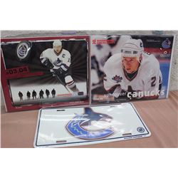 Vancouver Canucks Calendar, With License Plate