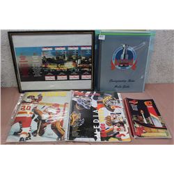 Lot Of Calgary Flames Guides, Promotional Material