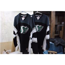 Pair of New Saskatchewan Roughriders Jerseys, With Tags