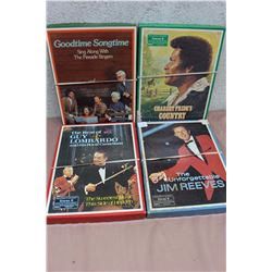Lot of Assorted Stereo Eight Records (Jim Reeves, Charlie Pride, Fireside Singers)
