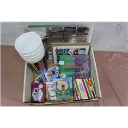 Lot Of Baseball Cards, Merchandise Cups, Misc.