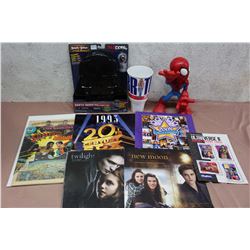 Lot Of Entertainment Items (Comic, Star Wars Angry Birds, Spiderman Figure, Calendars, Etc.)