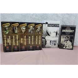Bonanza Collection VHS set, with Collectors Edition Gunsmoke, and Dragnet VHS
