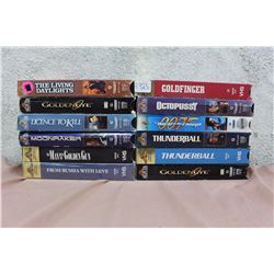 Lot of James Bond Movies VHS Set