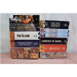 Lot of Masterpiece Movies VHS sets