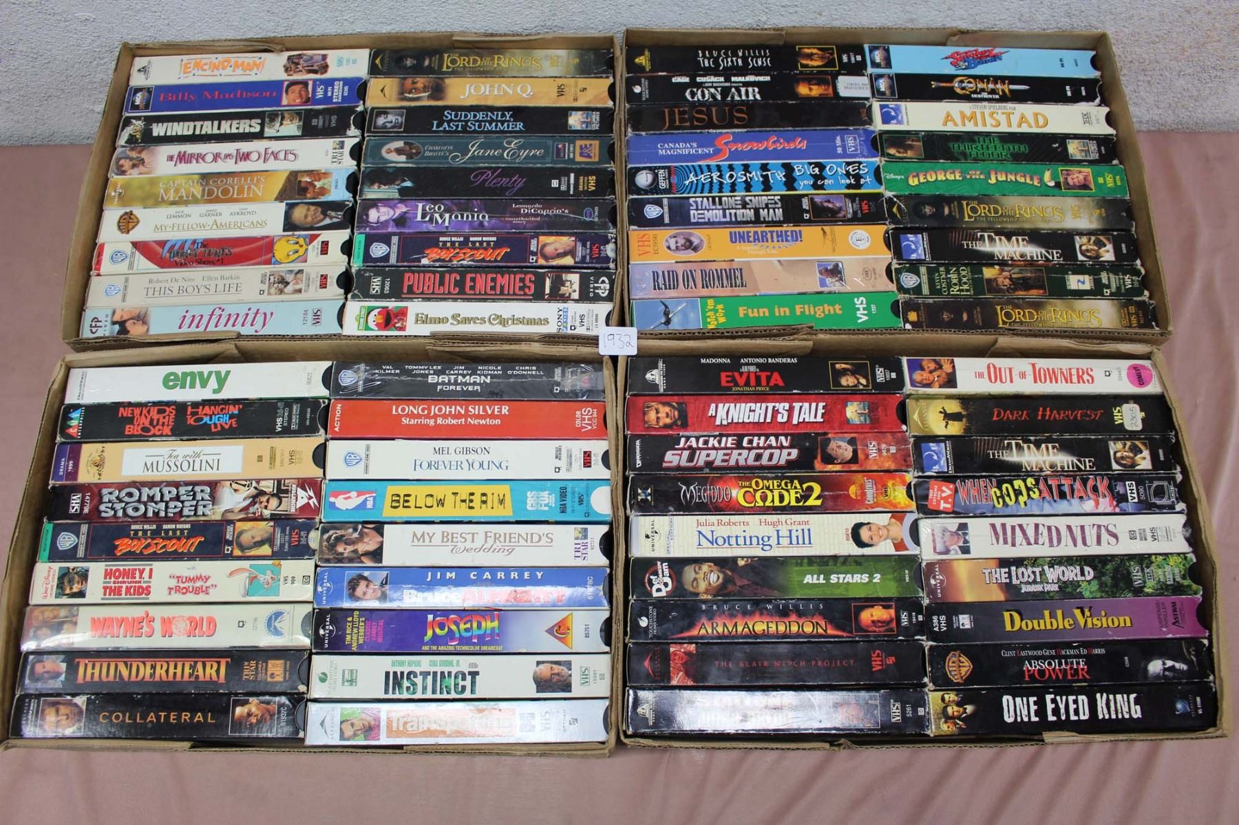 Lot of Assorted VHS Tapes Bodnarus Auctioneering