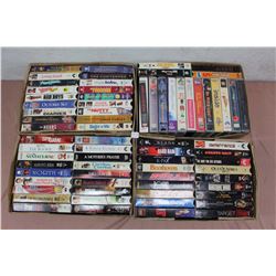 Lot of Assorted VHS Tapes
