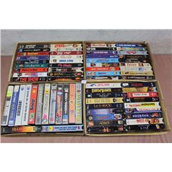 Lot of Assorted VHS Tapes