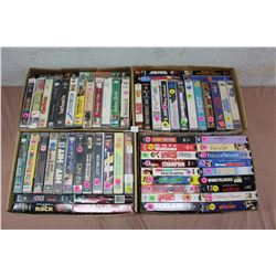 Lot of Assorted VHS Tapes