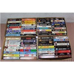 Lot of Assorted VHS Tapes
