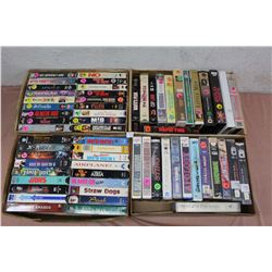 Lot of Assorted VHS Tapes